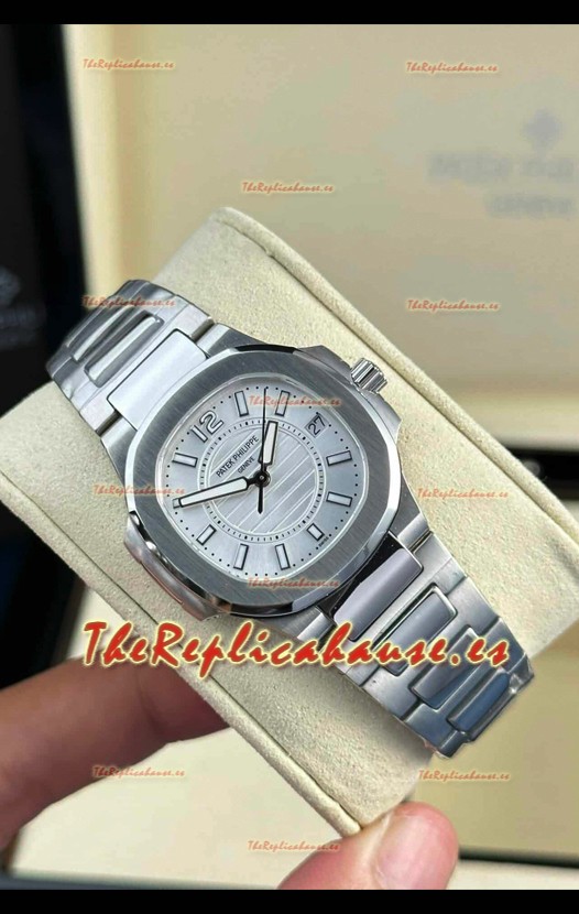 Patek Philippe Nautilus Super Clone 7010 32MM Réplica Espejo 1:1 Dial Acero 