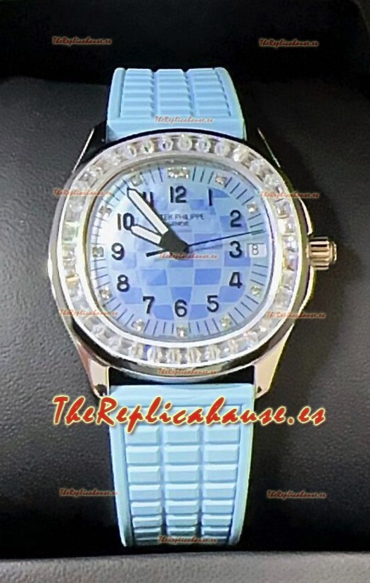 Patek Philippe Super Clone Aquanaut LUCE 5072-001 Automatic en Dial Azul 35MM