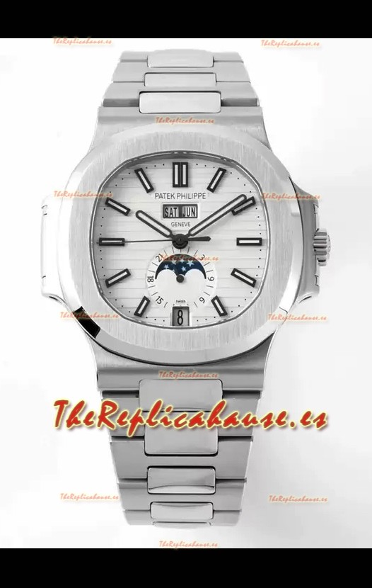 Patek Philippe Nautilus 5726A en Dial Blanco Versión 2023 Actualizada Répica 1:1