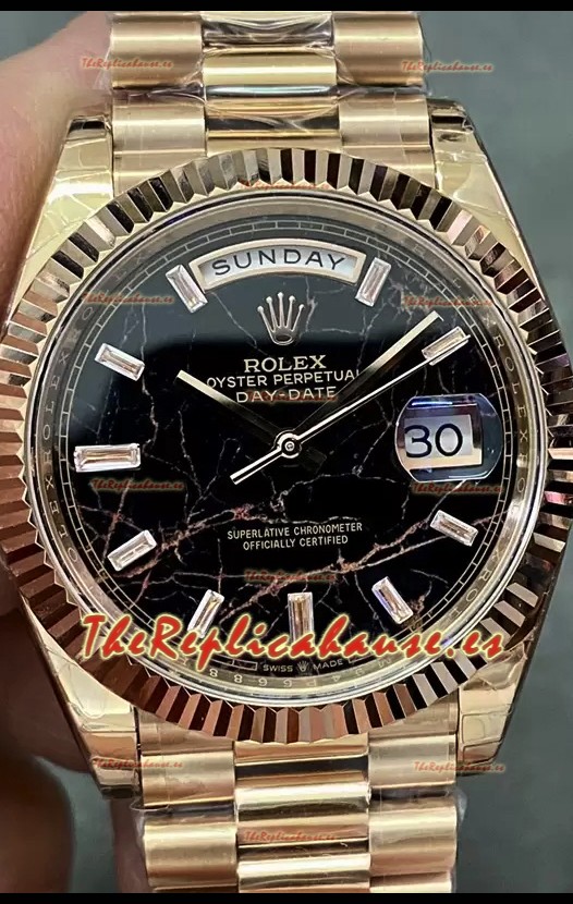 Rolex Day Date Presidential Reloj Oro Rosado 18K 40MM - Dial Eisenkiesel Calidad Espejo 1:1