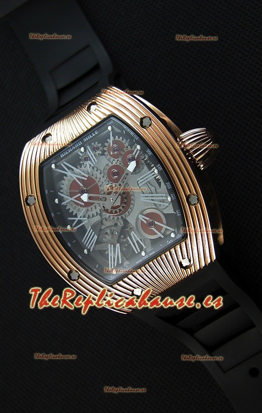 Richard Mille RM 018 Tourbillon Hommage A Boucheron Reloj Suizo con Caja en Oro Rosado