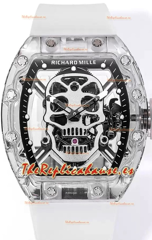 Richard Mille RM52-01 Sapphire Caja con Movimiento Tourbillon Réplica Ultimate a Espejo 1:1