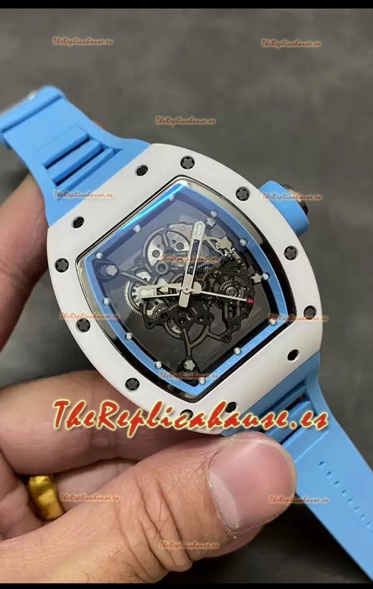 Richard Mille RM055 Caja Cerámica Con Tourbillon Genuino Reloj Super Clone