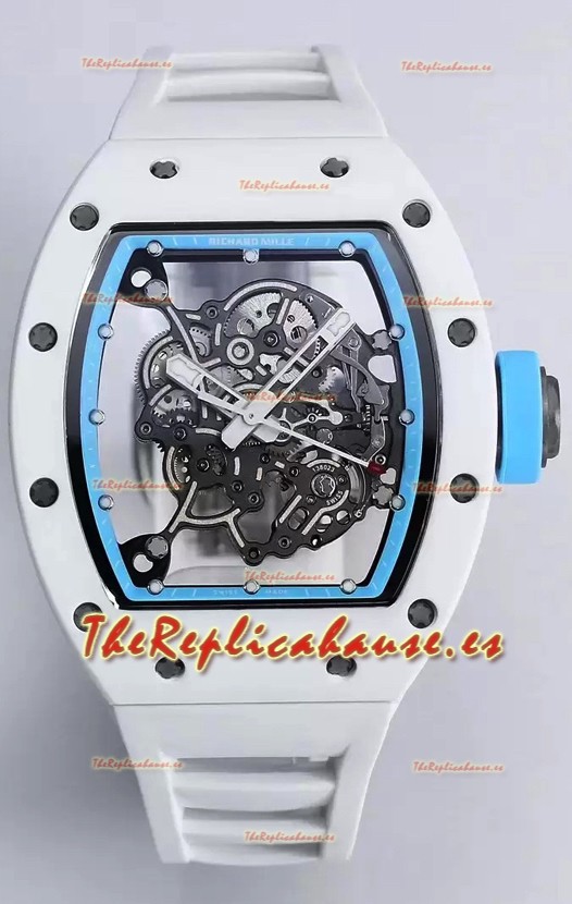 Richard Mille RM055 Caja Cerámica Con Tourbillon Genuino Reloj Super Clone
