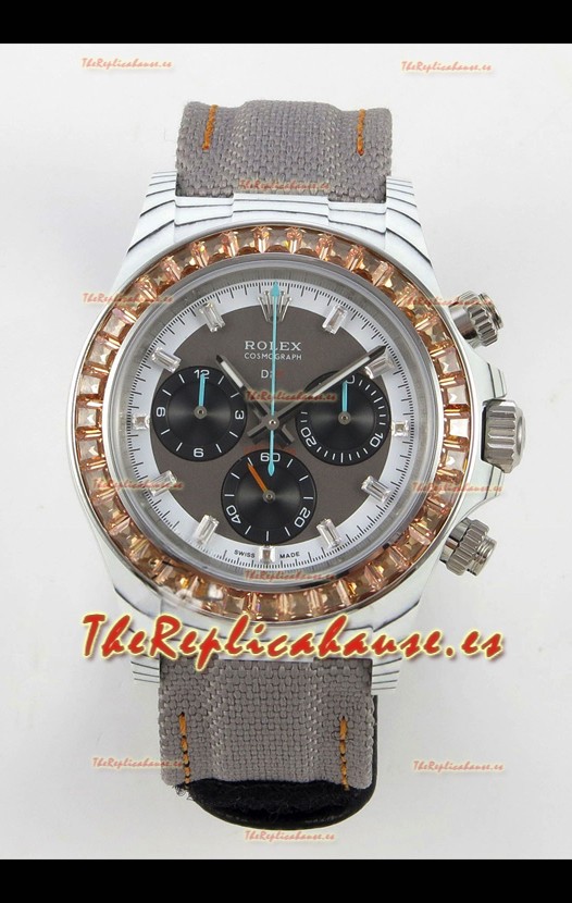 Rolex Daytona Super Clone DiW Blanco Edición CarboQuartz Reloj Réplica Suizo