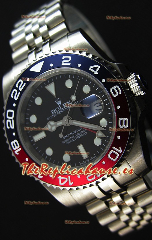 Rolex GMT Masters Reloj Réplica Movimiento Japonés en Correa Jubilee