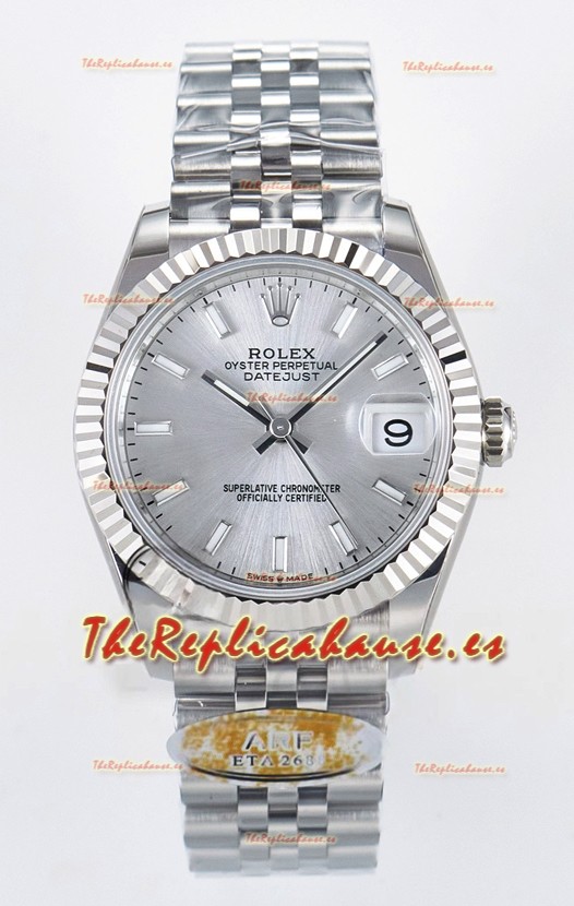 Rolex Super Clone Datejust ETA 2688 Movement 31MM Reloj Acero Inoxidable Caja y Dial