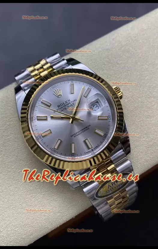 Rolex Datejust M126333 41MM ETA3235 72 Horas Energía Steel Dial Jubilee Réplica Espejo 1:1 Oro Amarillo Acero 904L
