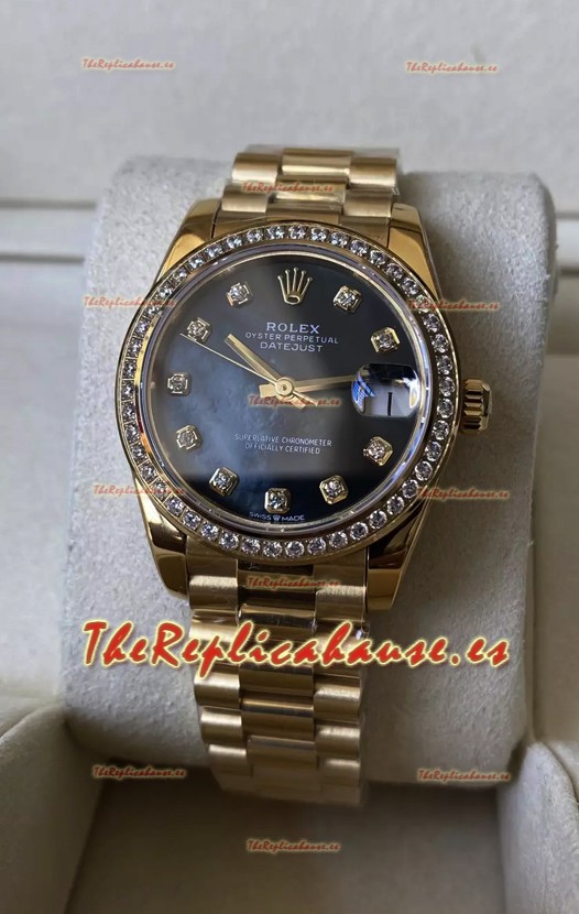 Rolex Datejust M278248 31MM Réplica Suiza en Oro - Dial Azul Perla Calidad Espejo 1:1