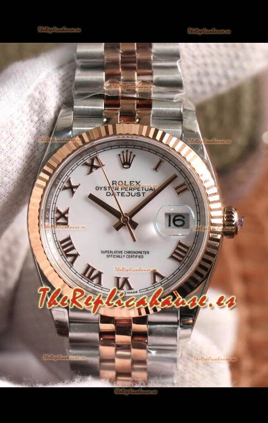 Rolex Datejust 126231 36MM Cal.3135 Reloj Réplica Suizo a Espejo 1:1 en Caja de Acero 904L 