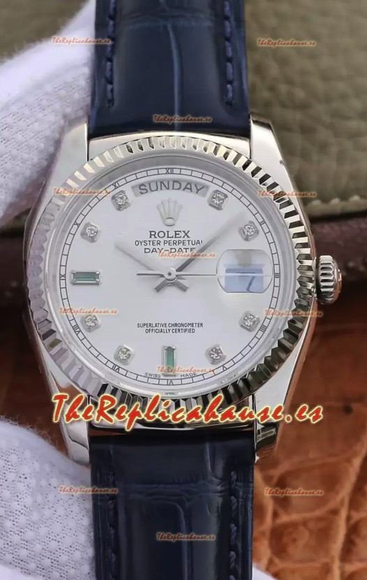 Rolex Day Date Reloj Acero 904L Dial Acero 36MM - Calidad Espejo 1:1