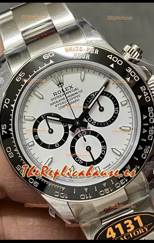 Rolex Cosmograph Daytona M126500LN Dial Blanco Movimiento Cal.4131 - Reloj Acero 904L