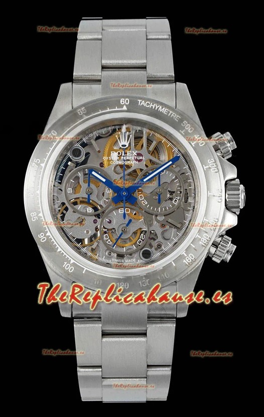 Rolex Daytona Super Clone Edición "Artisans De Genève - Glacier" Reloj Acero Inoxidable Watch 