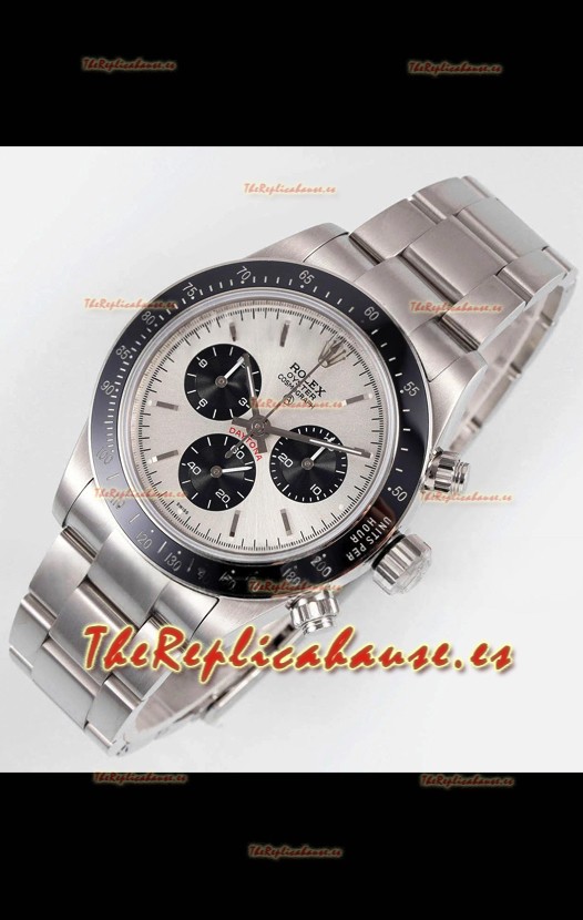 Rolex Daytona Super Clone BLAKEN Paul Newman Dial Acero Reloj Réplica Suizo - Movimiento 4130