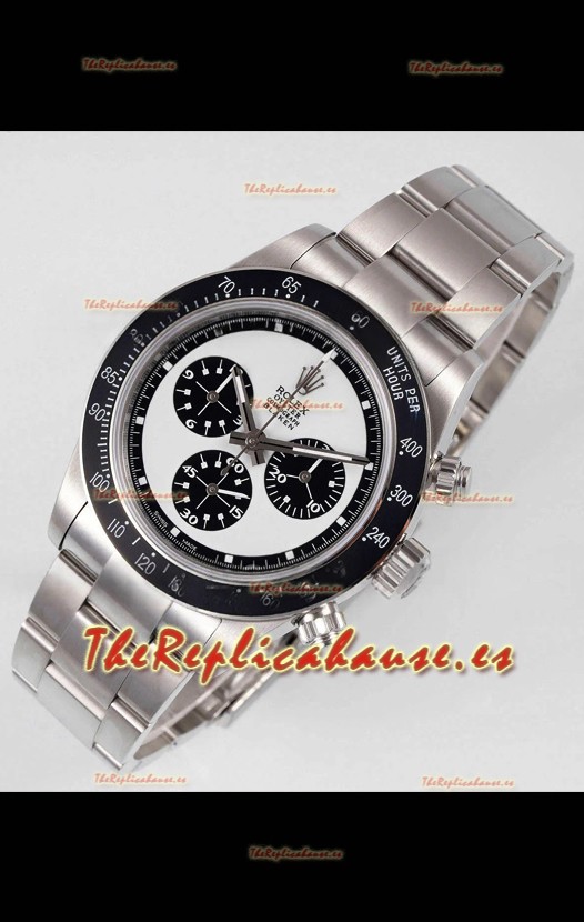 Rolex Daytona Super Clone BLAKEN Paul Newman Dial Blanco Reloj Réplica Suizo - Movimiento 4130