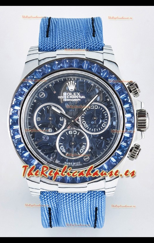 Rolex Daytona Super Clone Edición "Artisans De Genève - Arolla Glacier" Reloj Fibra de Carbono