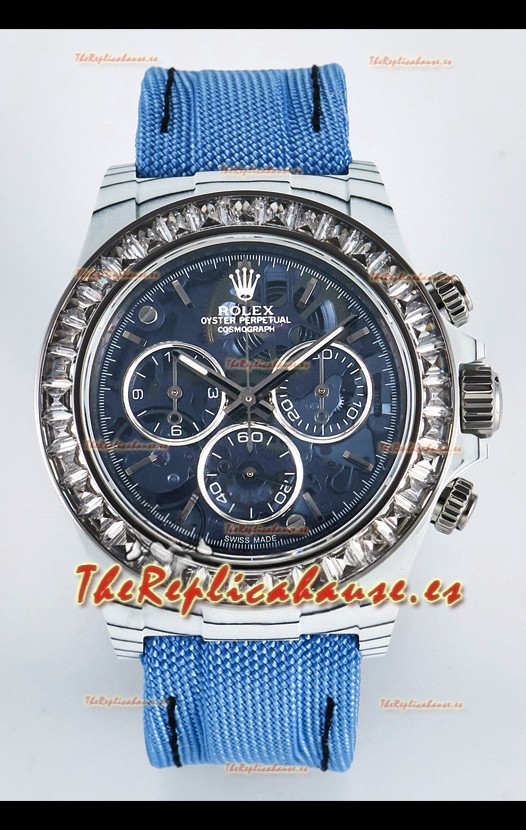 Rolex Daytona Super Clone Edición "Artisans De Genève - Arolla Glacier" Reloj Fibra de Carbono