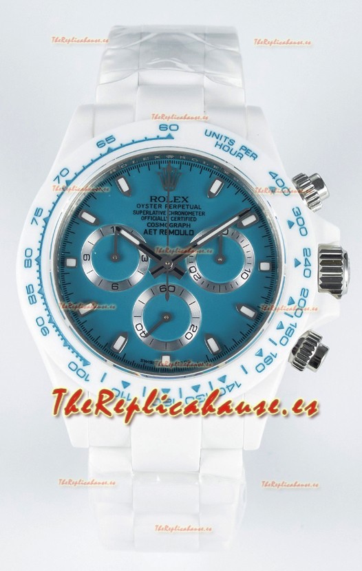Rolex Daytona AET Remould Dial Azul Oscuro Correa Cerámica Completa en Movimiento Cal.4130