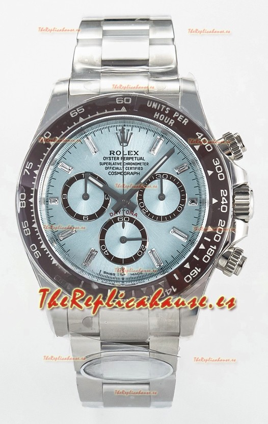 Rolex Daytona Super Clone M126506 ICE Azul Numerales Cristal Dial Movimiento Original Cal.4131 