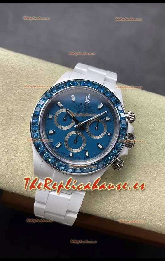 Rolex Daytona AET Remould Dial Azul Oscuro Correa Cerámica Completa en Movimiento Cal.4130