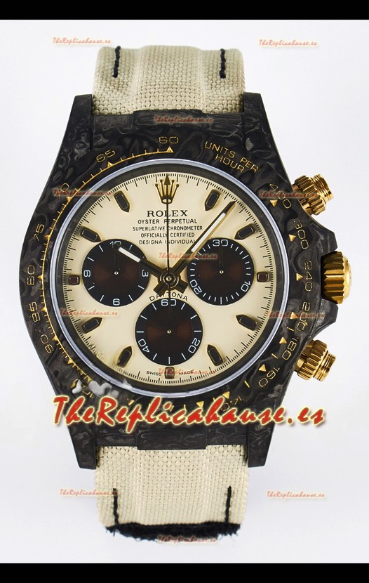 Rolex Daytona Super Clone DiW Desert Eagle Arabic Edition Watch - Caja Carbono Forjado Réplica Espejo 1:1