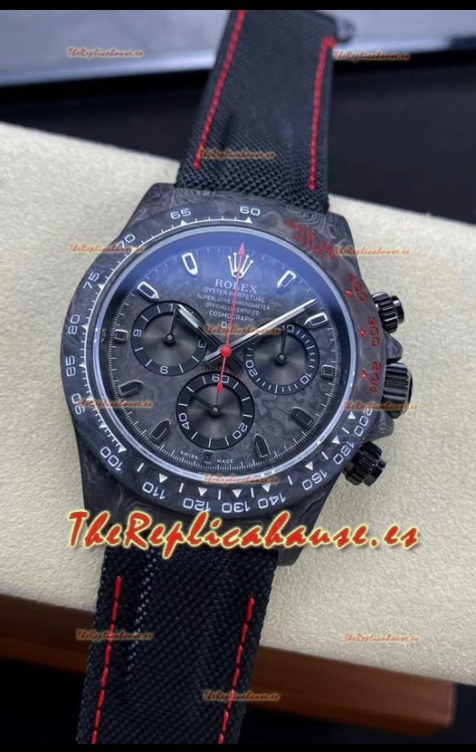 Rolex Daytona DiW All Black Carbon Edition Watch - Caja Carbono Forjado Réplica Espejo 1:1