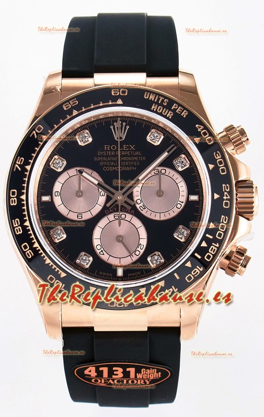Rolex Cosmograph Daytona M126515 Oro Rosado Movimiento Original Cal.4131 - Reloj Acero 904L