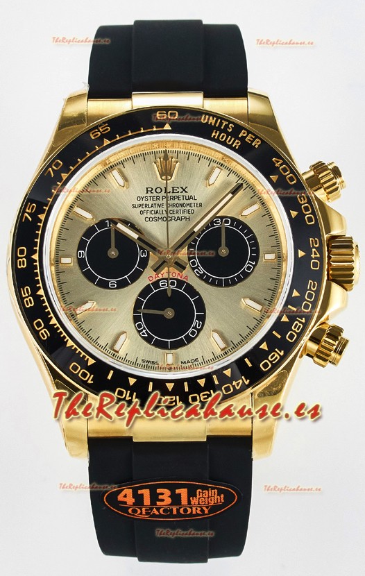Rolex Cosmograph Daytona M126518 Caja Oro Amarillo y Dial Dorado Movimiento Original Cal.4131