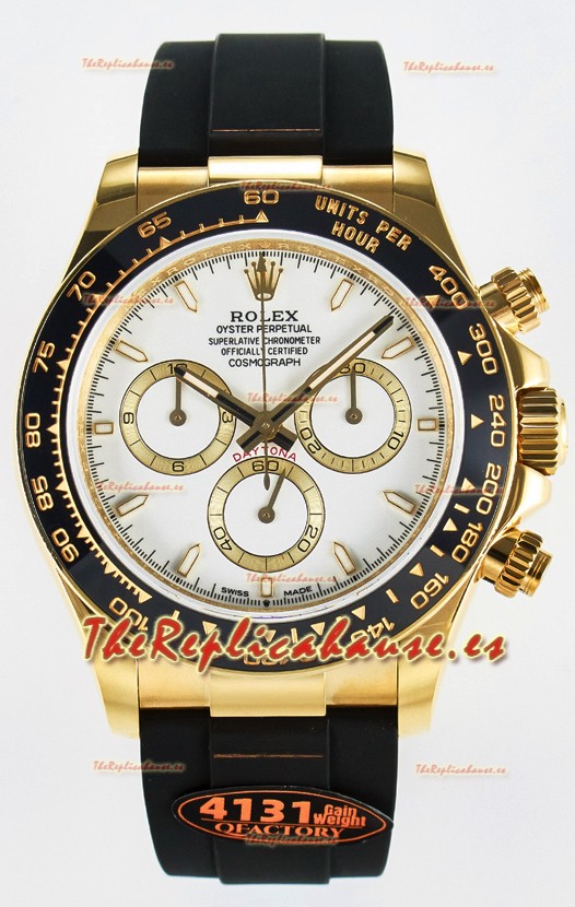 Rolex Cosmograph Daytona M126518 Oro Amarillo Dial Blanco Movimiento Original Cal.4131