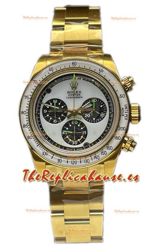 Rolex Daytona 116508 Neon Artisans De Geneve Oro Amarillo Reloj Réplica Suizo