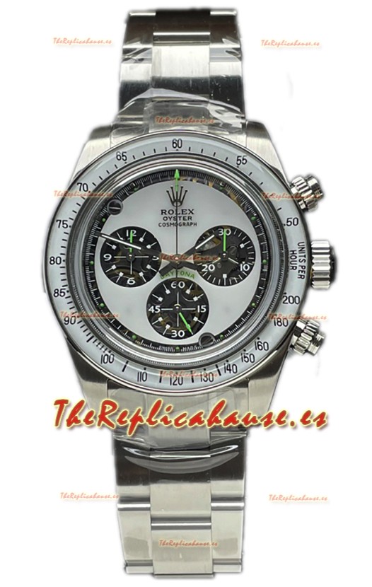 Rolex Daytona 116508 Neon Artisans De Geneve Acero Inoxidable Reloj Réplica Suizo