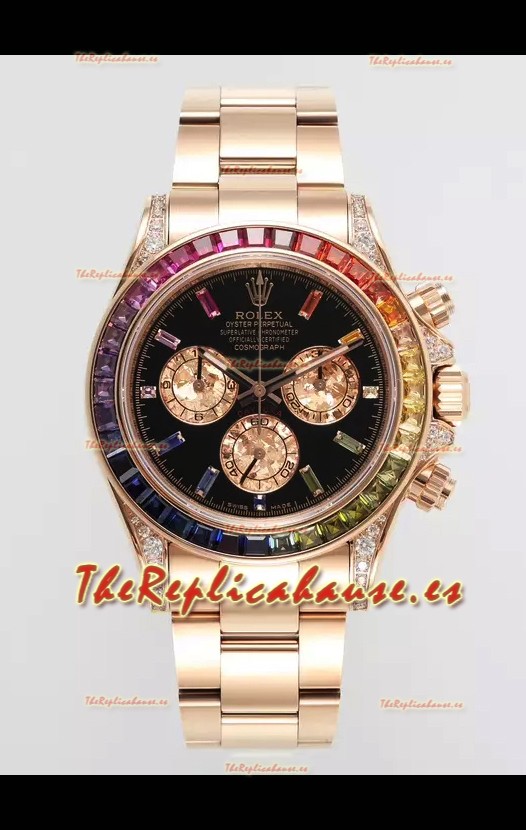 Rolex Cosmograph Daytona 116595RBOW Oro Rosado Movimiento Original Cal.4130