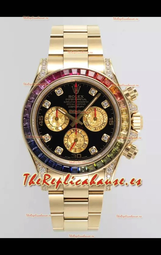 Rolex Cosmograph Daytona 116598BROW Oro Amarillo Movimiento Original Cal.4130