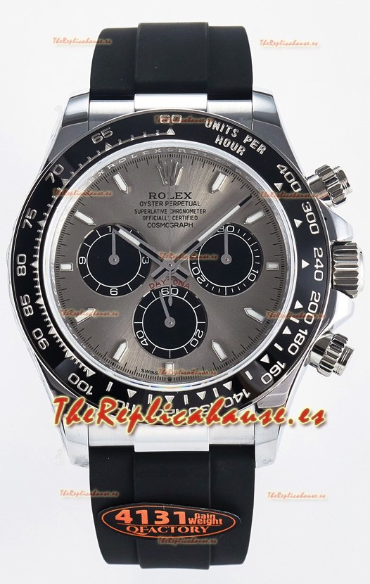 Rolex Cosmograph Daytona 126519LN Dial Gris Bisel Negro Movimiento Cal.4131 - Reloj Acero 904L