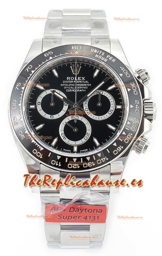 Rolex Cosmograph Daytona 126500 Dial Negro Movimiento Cal.4131 - Reloj Acero 904L