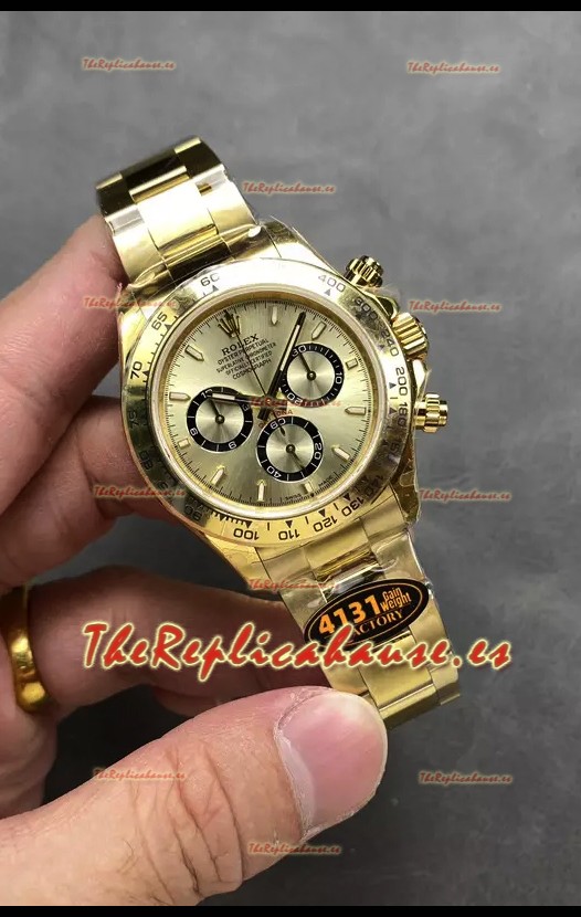 Rolex Cosmograph Daytona M126518 Caja Oro Amarillo y Dial Dorado Movimiento Original Cal.4131