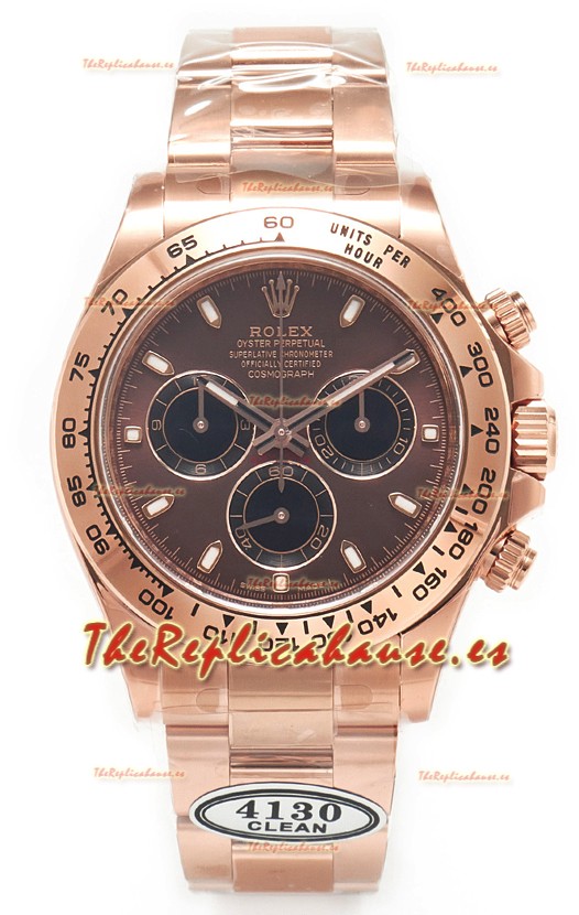 Rolex Cosmograph Daytona M116505 Oro Rosado Caja y Dial Marrón Moviemiento Original Cal.4130
