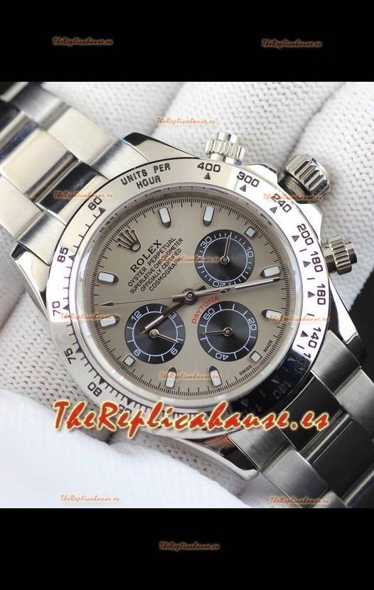 Rolex Daytona Movimiento Japonés Reloj Réplica en Dial Gris 