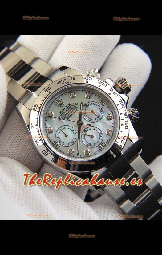Rolex Daytona Movimiento Japonés Reloj Réplica en Dial Madre Perla 