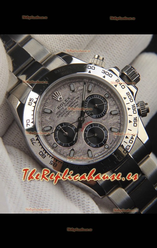 Rolex Daytona Movimiento Japonés Reloj Réplica en Dial Patrón Meteorito
