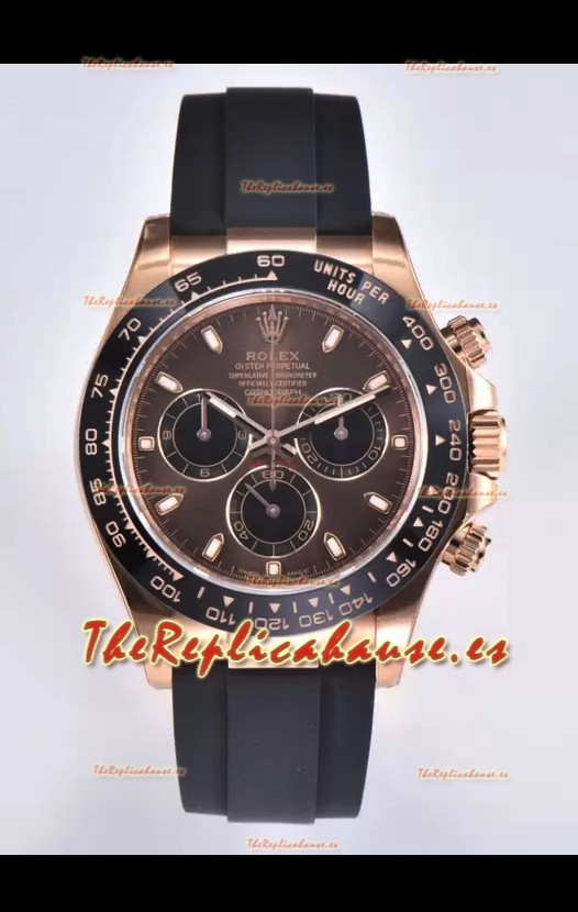 Rolex Cosmograph Daytona M116515 Oro Rosado Movimiento Original Cal.4130 - Reloj Acero 904L