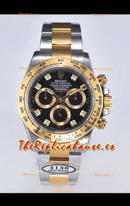 Rolex Cosmograph Daytona M116503-0011 Oro Amarillo Dos Tonos Movimiento Original Cal.4130 - Reloj Acero 904L