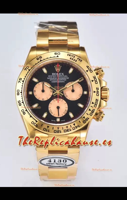 Rolex Cosmograph Daytona M116503-0009 Oro Amarillo Dos Tonos Movimiento Original Cal.4130 - Reloj Acero 904L