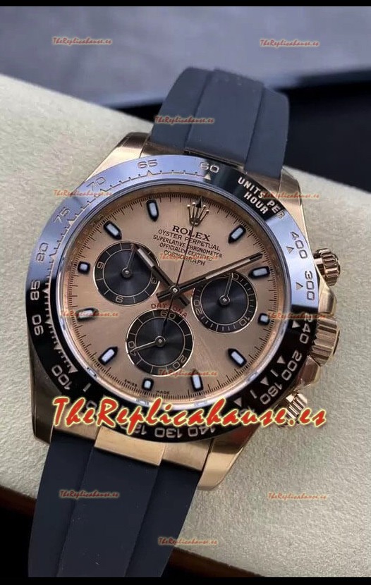 Rolex Cosmograph Daytona M116515LN-0018 Oro Rosado Movimiento Original Cal.4130 - Reloj Acero 904L