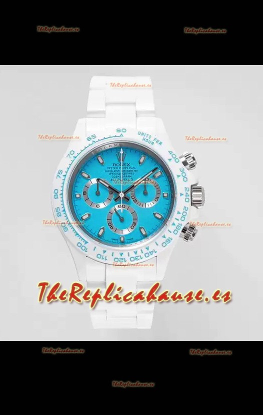 Rolex Daytona AET Remould Dial Azul Correa Totalmente en Cerámica Reloj en Movimiento Cal.4130