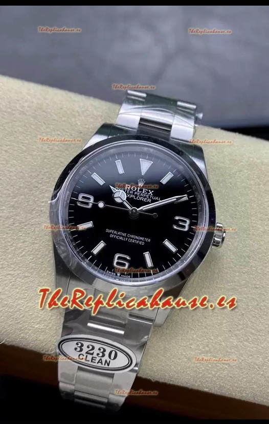 Rolex Explorer I M124270 Dial Negro 36MM - Acero 904L en Movimiento ETA 3230