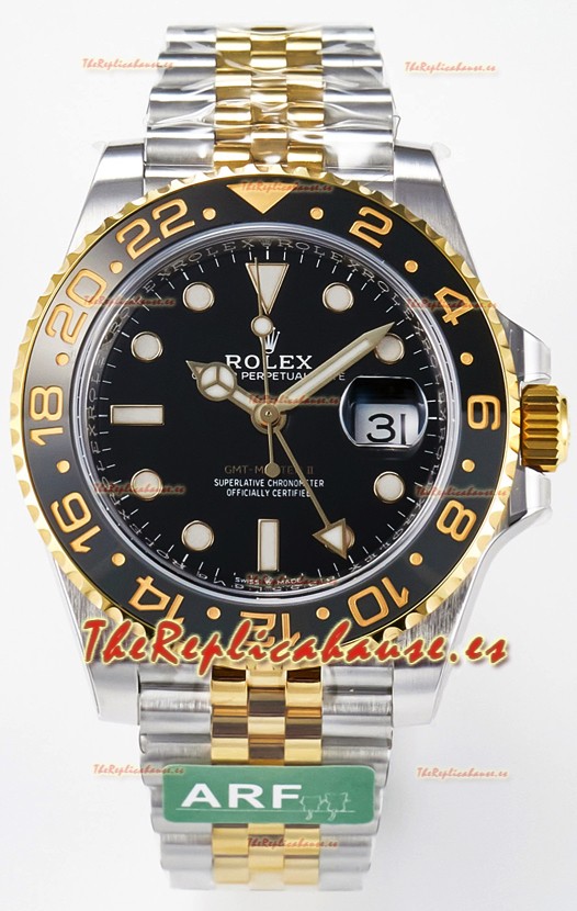 Rolex GMT Masters II Super Clone M126713GRNR Movimiento Cal.3285 Réplica Suiza - Reloj Ultimate Acero 904L