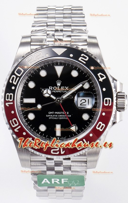 Rolex GMT Masters II Coke Super Clone 116710 Movimiento Cal.3285 Reloj Réplica Suizo