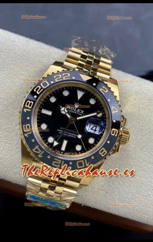 Rolex GMT Masters II M126718GRNR Movimiento Cal.3285 Réplica Suiza - Reloj Acero 904L Ultimate