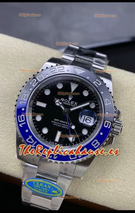 Rolex GMT Masters II 126710BLNR Batman Movimiento Cal.3285 Réplica Suiza - Reloj Acero 904L Ultimate